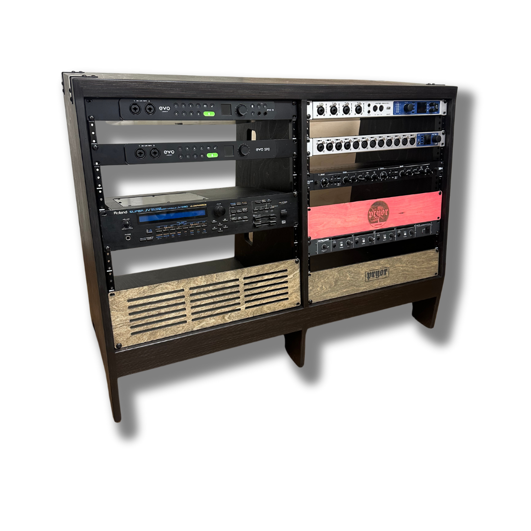 Dual 14U Audio Bay Studio Rack