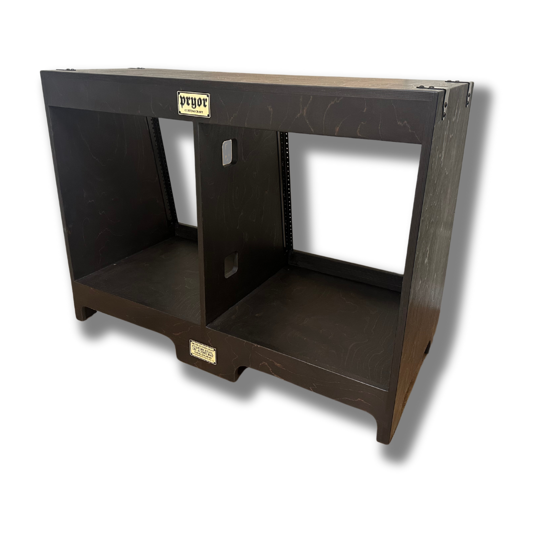 Dual 18U Audio Bay Studio Rack