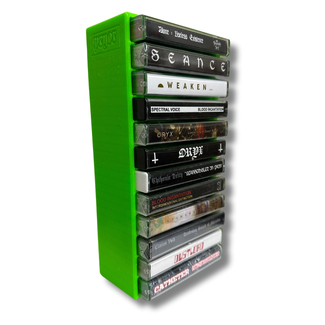 12 Cassette Tape Rack (3d Printed)