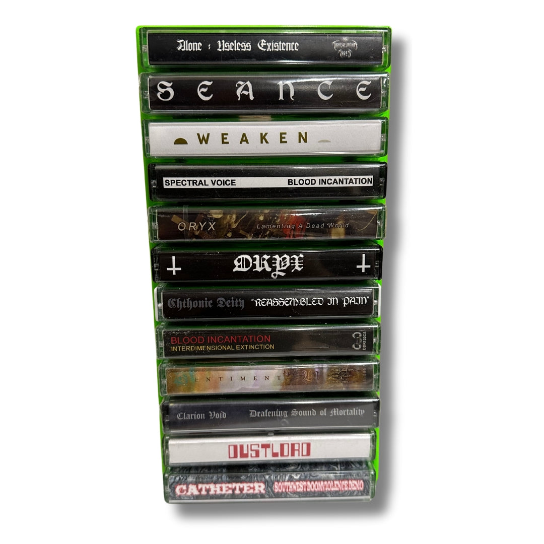 Custom Cassette Rack 12 Cassette Tape Rack (3d Printed) – Pryor Custom Craft