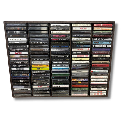 115 Cassette Tape Rack (Wooden)