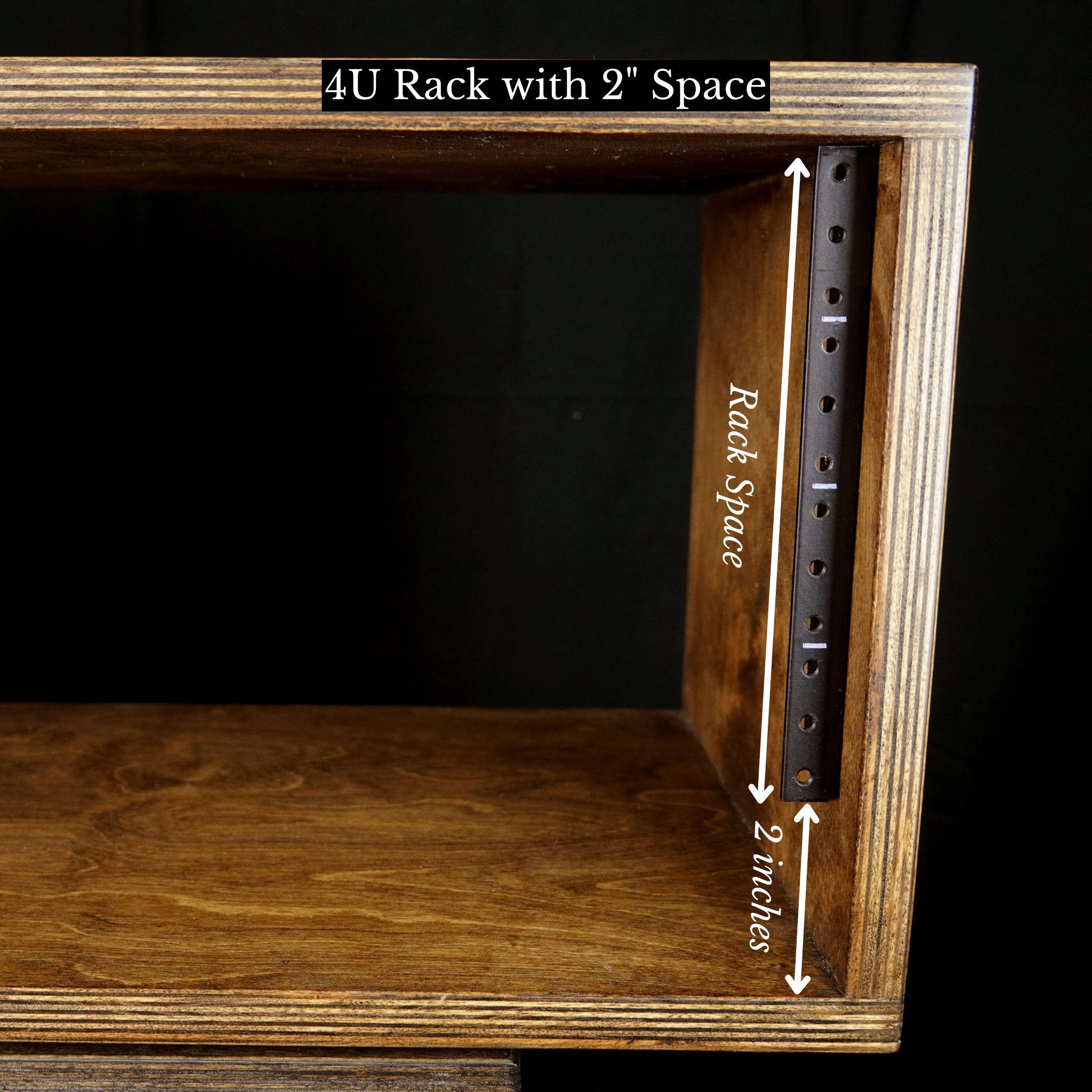 8U Desktop Studio Rack – Pryor Custom Craft